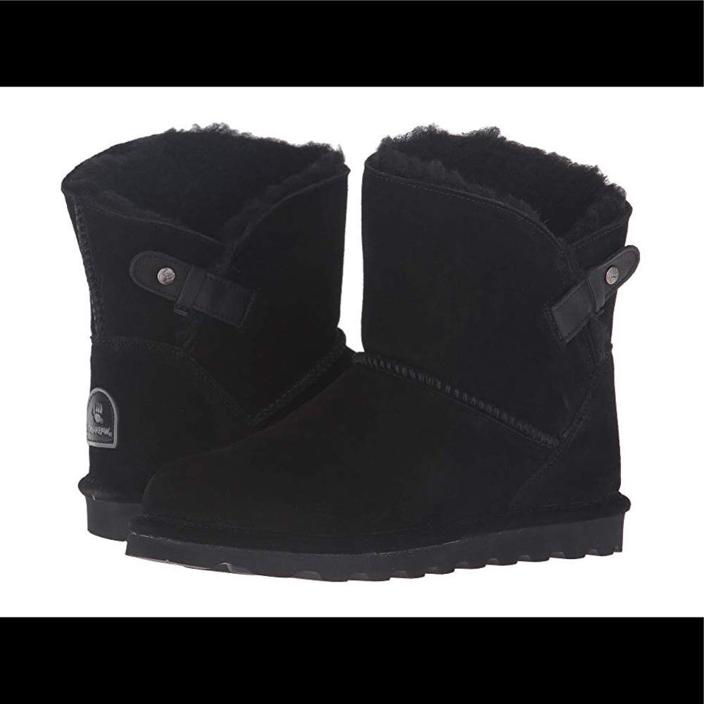 Short Black BearPaw Margaery Boots